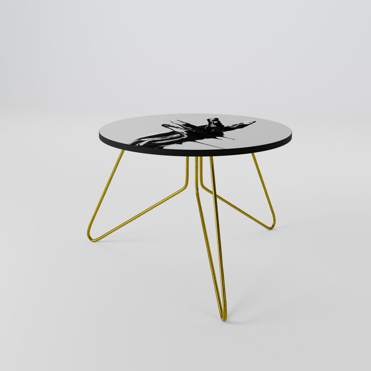 BLACK VISCOSITY Couchtisch