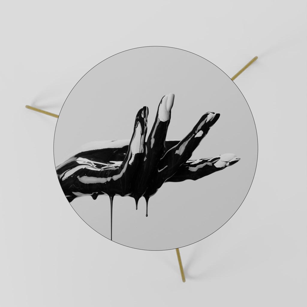 BLACK VISCOSITY Couchtisch 60