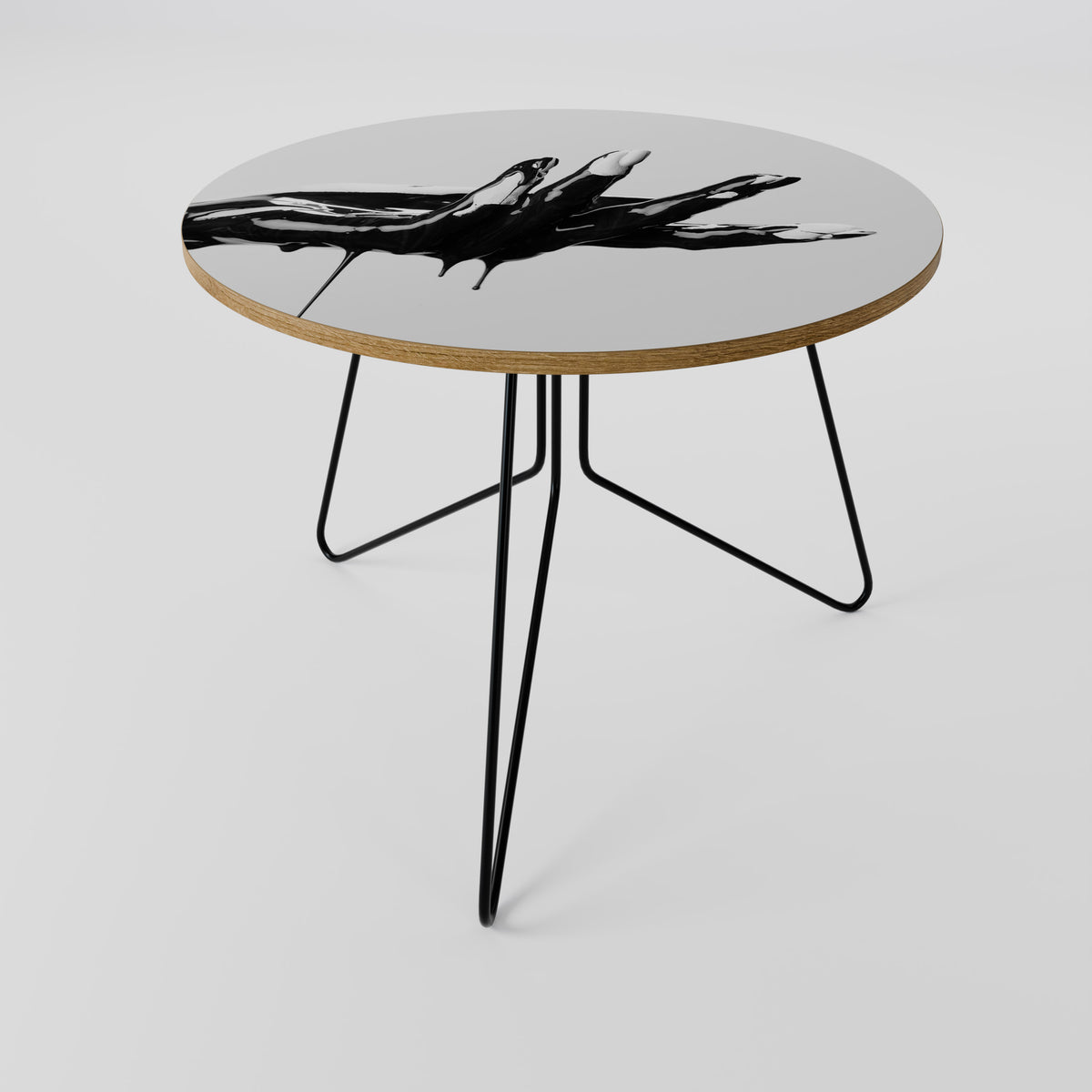 BLACK VISCOSITY Couchtisch