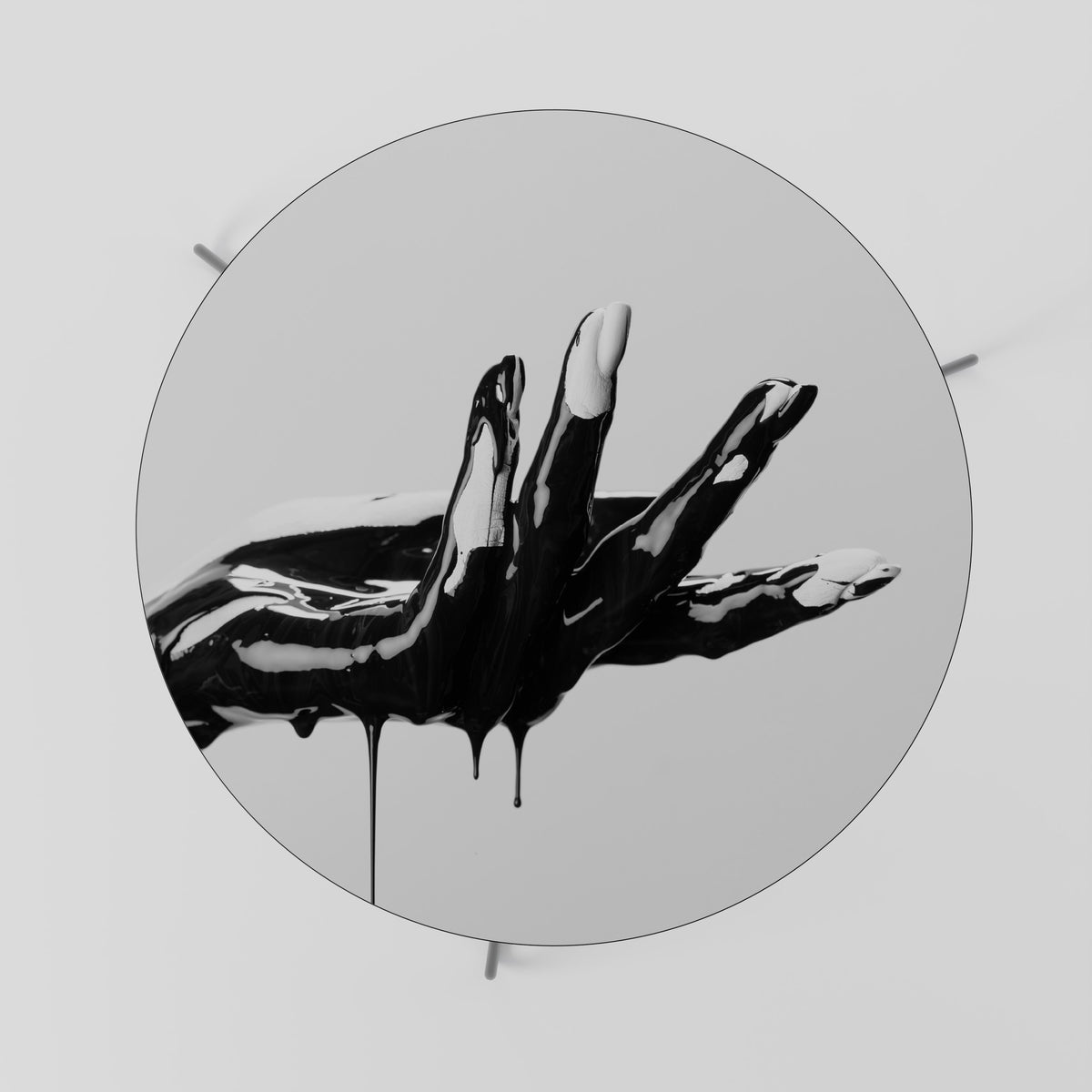 BLACK VISCOSITY Couchtisch
