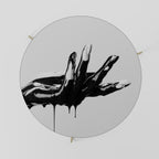 BLACK VISCOSITY Couchtisch Ø 69 cm