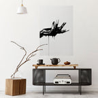 BLACK VISCOSITY Selbstklebendes Poster - Hochformat