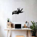 BLACK VISCOSITY Selbstklebendes Poster - Hochformat