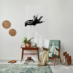 BLACK VISCOSITY Selbstklebendes Poster - Hochformat