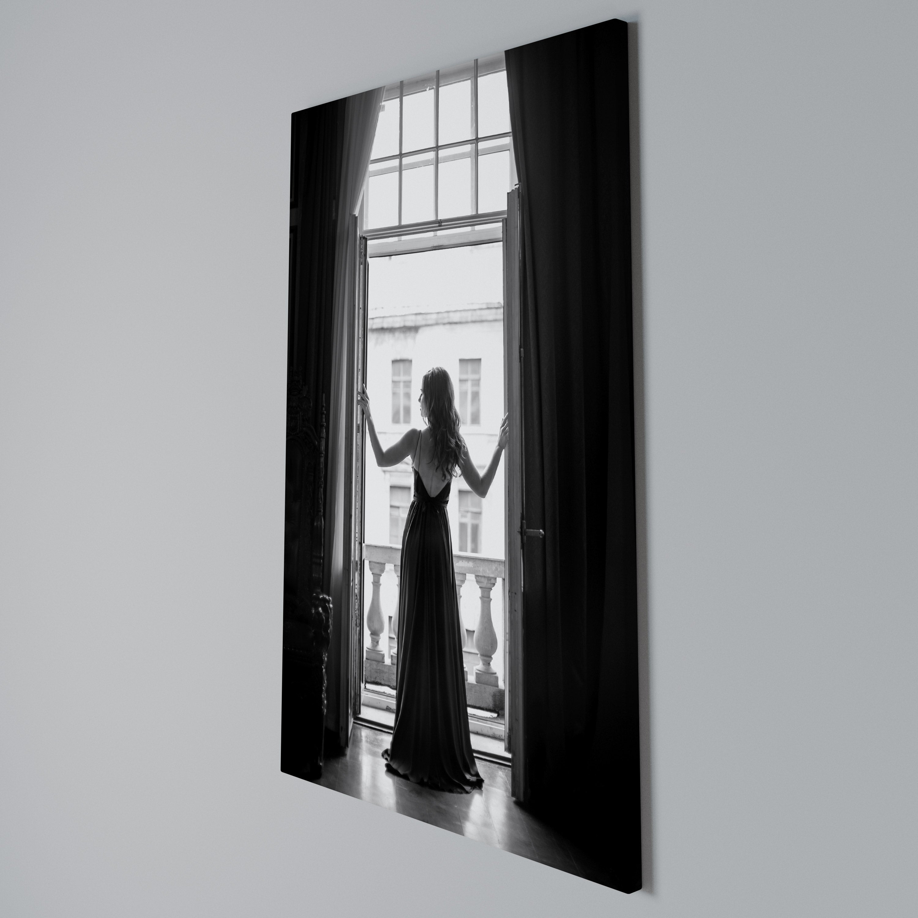WINDOW TO WONDERS Vertical Canvas Print