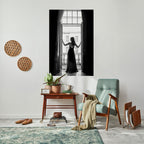 WINDOW TO WONDERS Selbstklebendes Poster - Hochformat