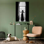 WINDOW TO WONDERS Selbstklebendes Poster - Hochformat