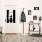 WINDOW TO WONDERS Selbstklebendes Poster - Hochformat