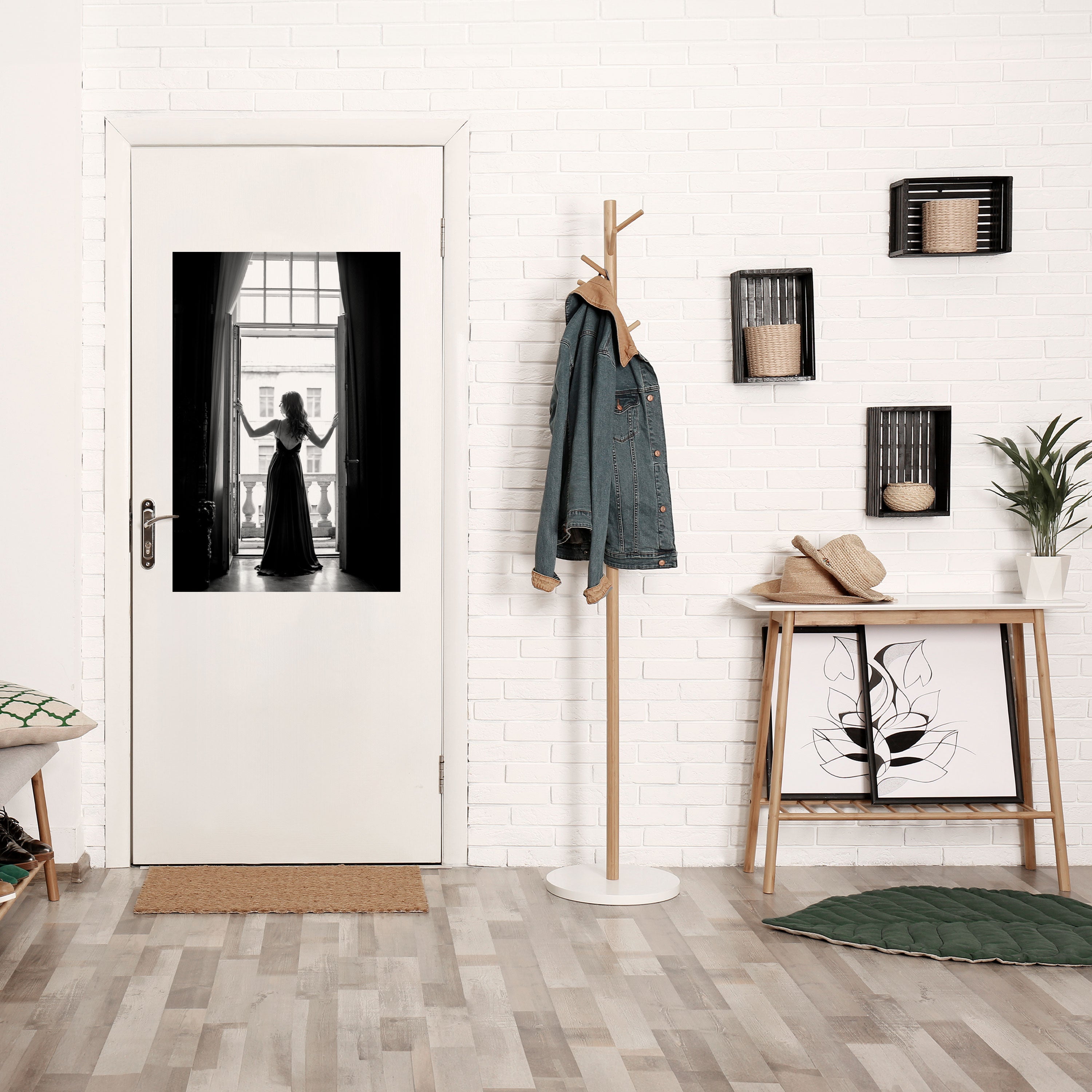 WINDOW TO WONDERS Vertikales Poster zum Abziehen und Aufkleben