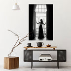 WINDOW TO WONDERS Selbstklebendes Poster - Hochformat