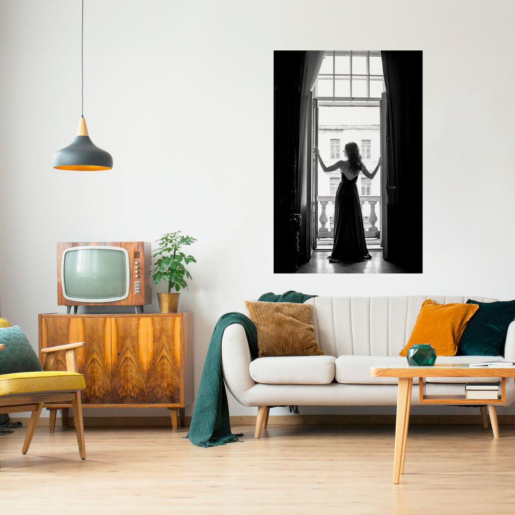 WINDOW TO WONDERS Vertikales Poster zum Abziehen und Aufkleben