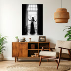 WINDOW TO WONDERS Selbstklebendes Poster - Hochformat