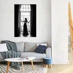 WINDOW TO WONDERS Selbstklebendes Poster - Hochformat