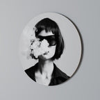 SMOKY BELLE Runde Wanddekoration Ø 69 cm