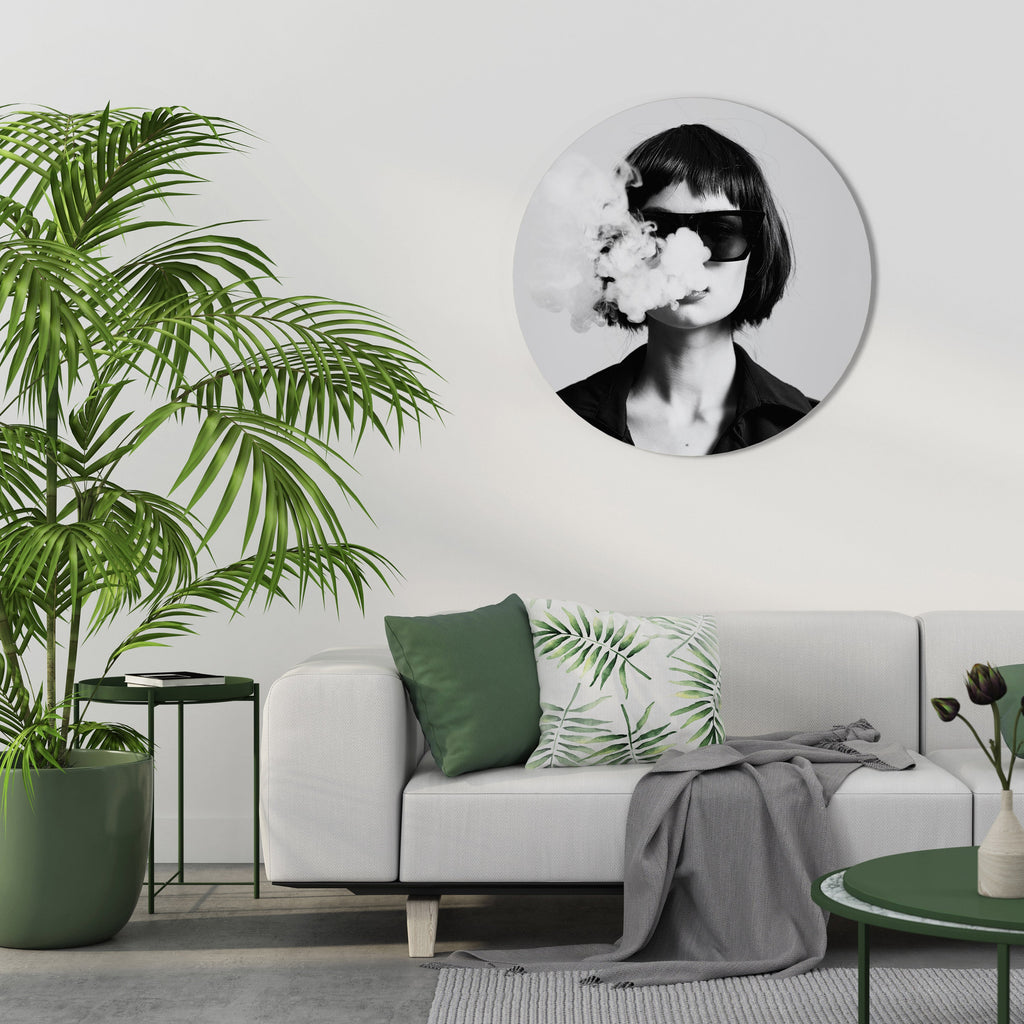 SMOKY BELLE Runde Wanddekoration Ø 69 cm