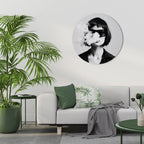 SMOKY BELLE Runde Wanddekoration Ø 69 cm