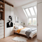 SMOKY BELLE Selbstklebendes Poster - Hochformat