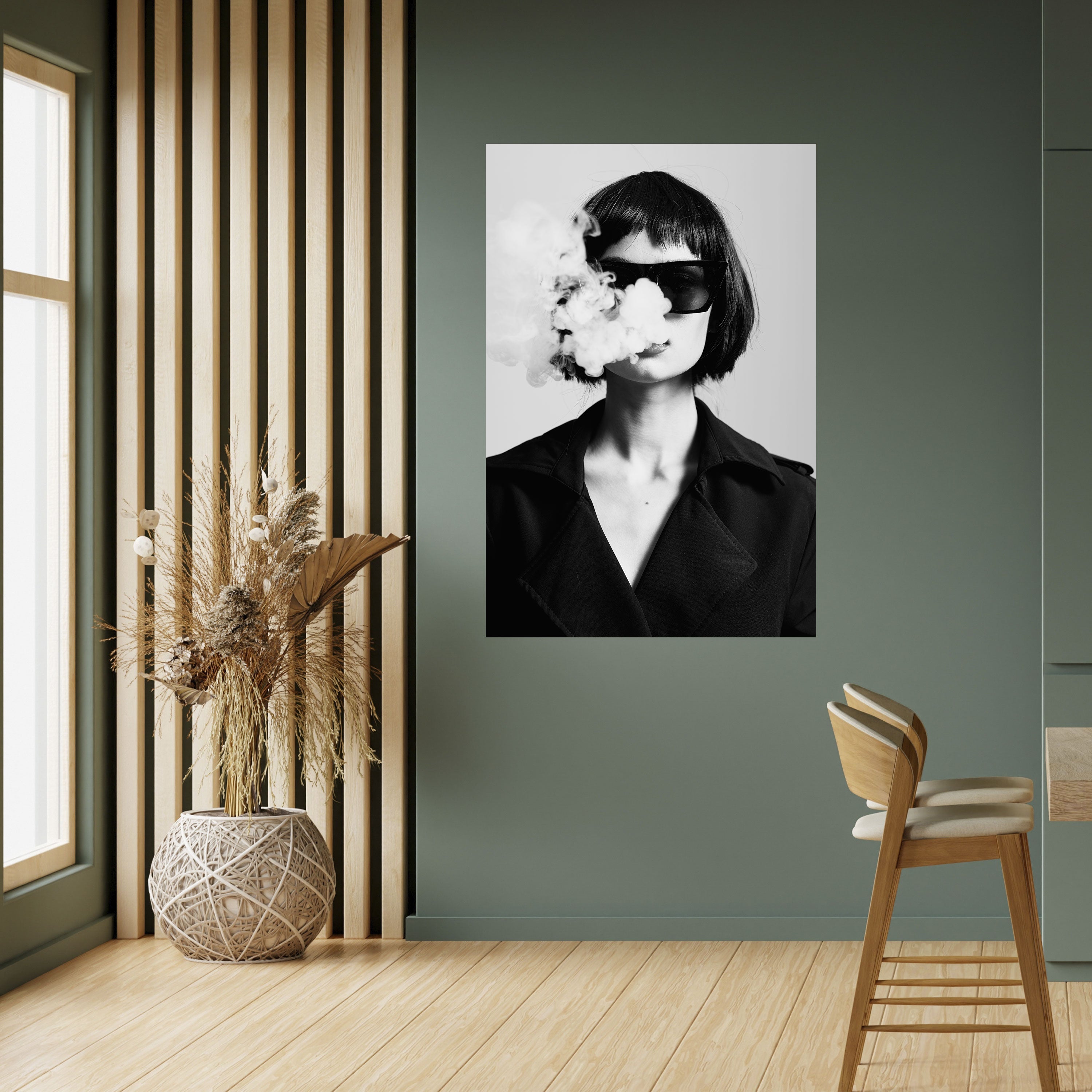SMOKY BELLE Vertikales Poster zum Abziehen und Aufkleben