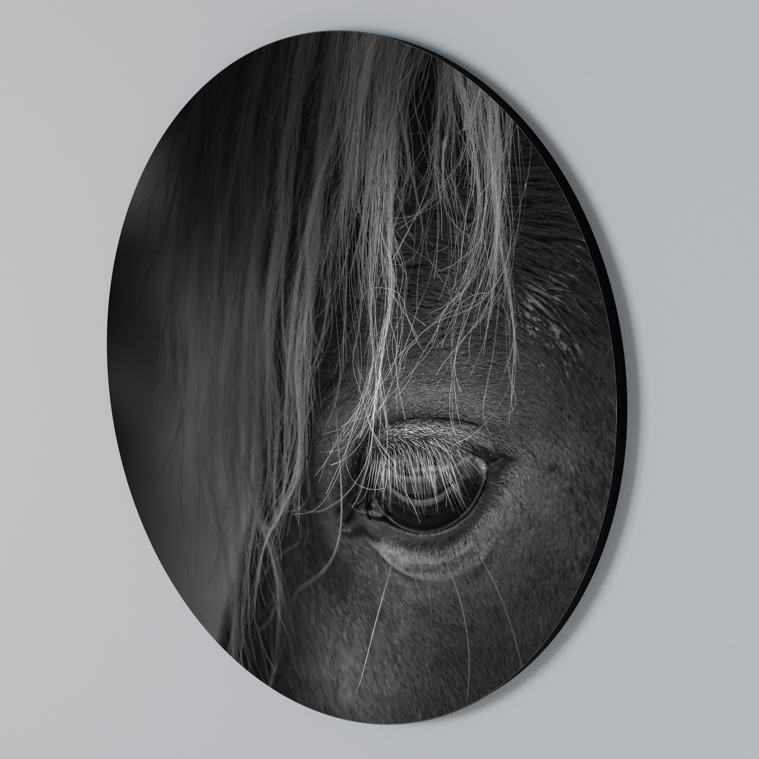 SILENT STRENGTH Round Wall Art