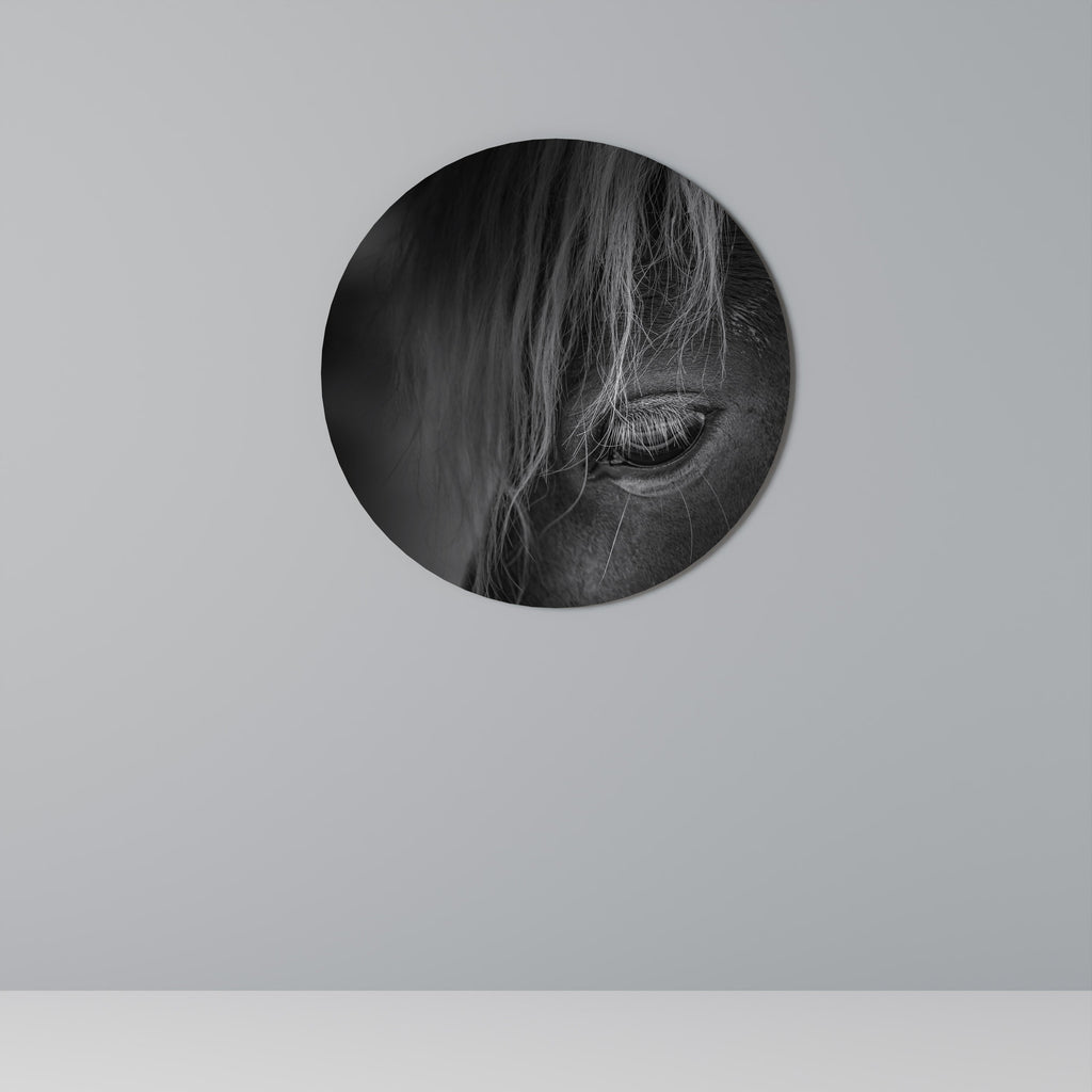 SILENT STRENGTH Runde Wanddekoration Ø 69 cm