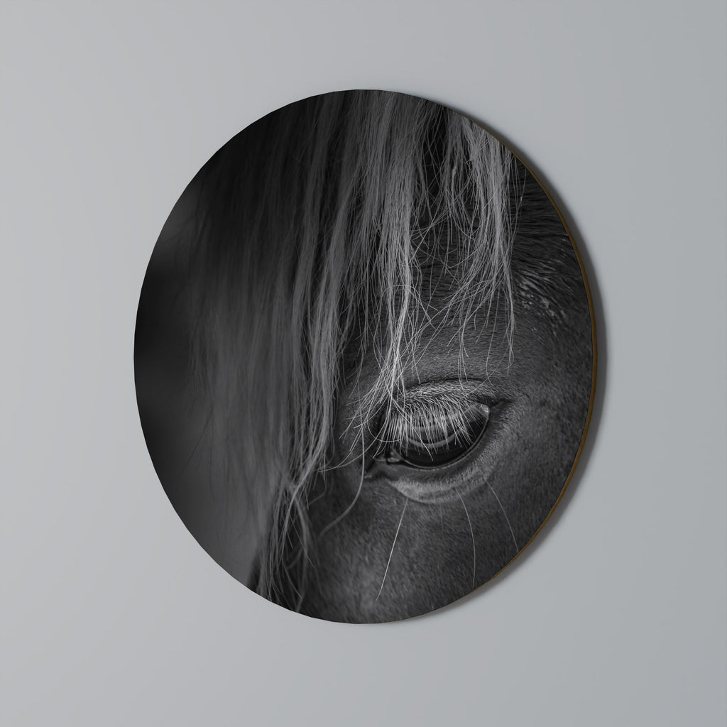 SILENT STRENGTH Runde Wanddekoration Ø 69 cm