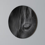 SILENT STRENGTH Runde Wanddekoration Ø 69 cm