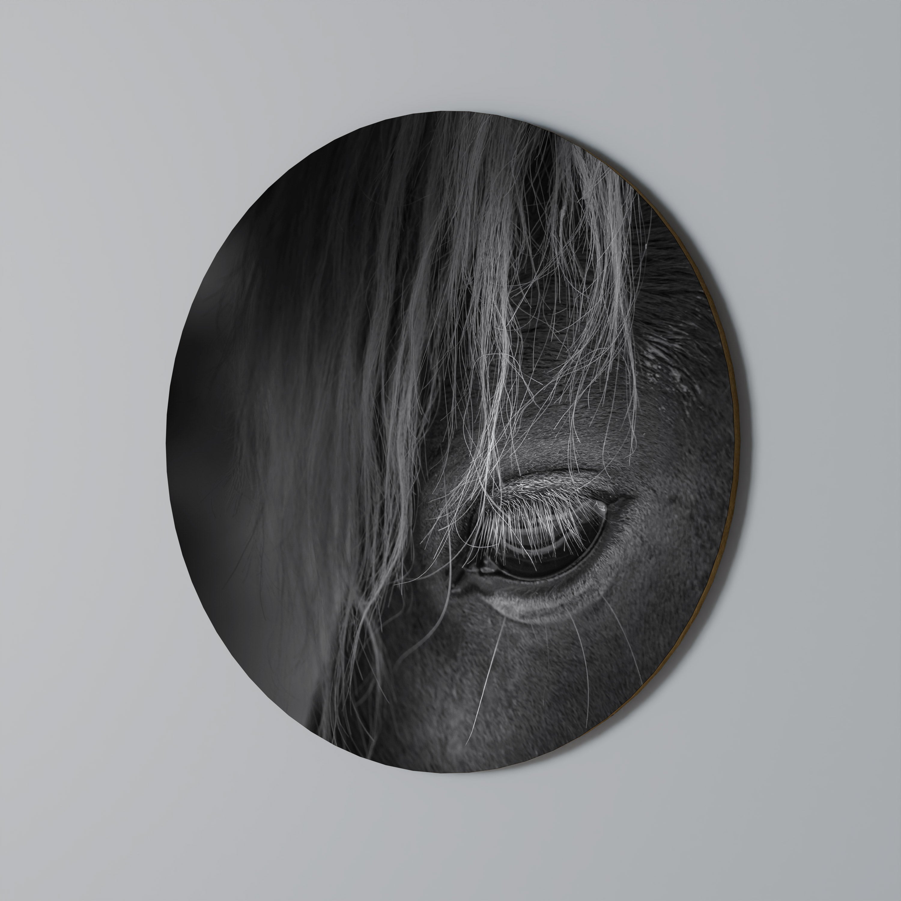 SILENT STRENGTH Runde Wanddekoration Ø 69 cm