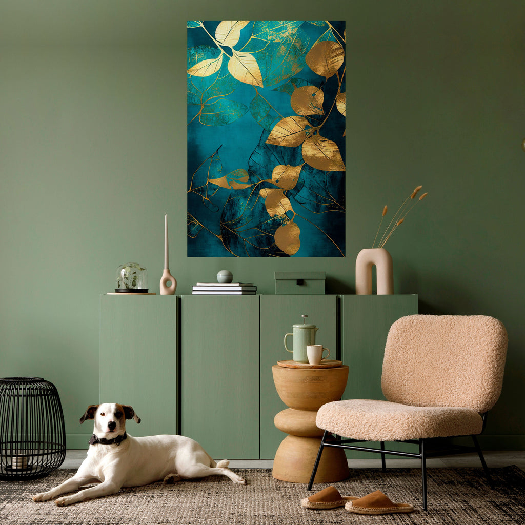 FOLIAGE FANTASIA Vertikales Poster zum Abziehen und Aufkleben