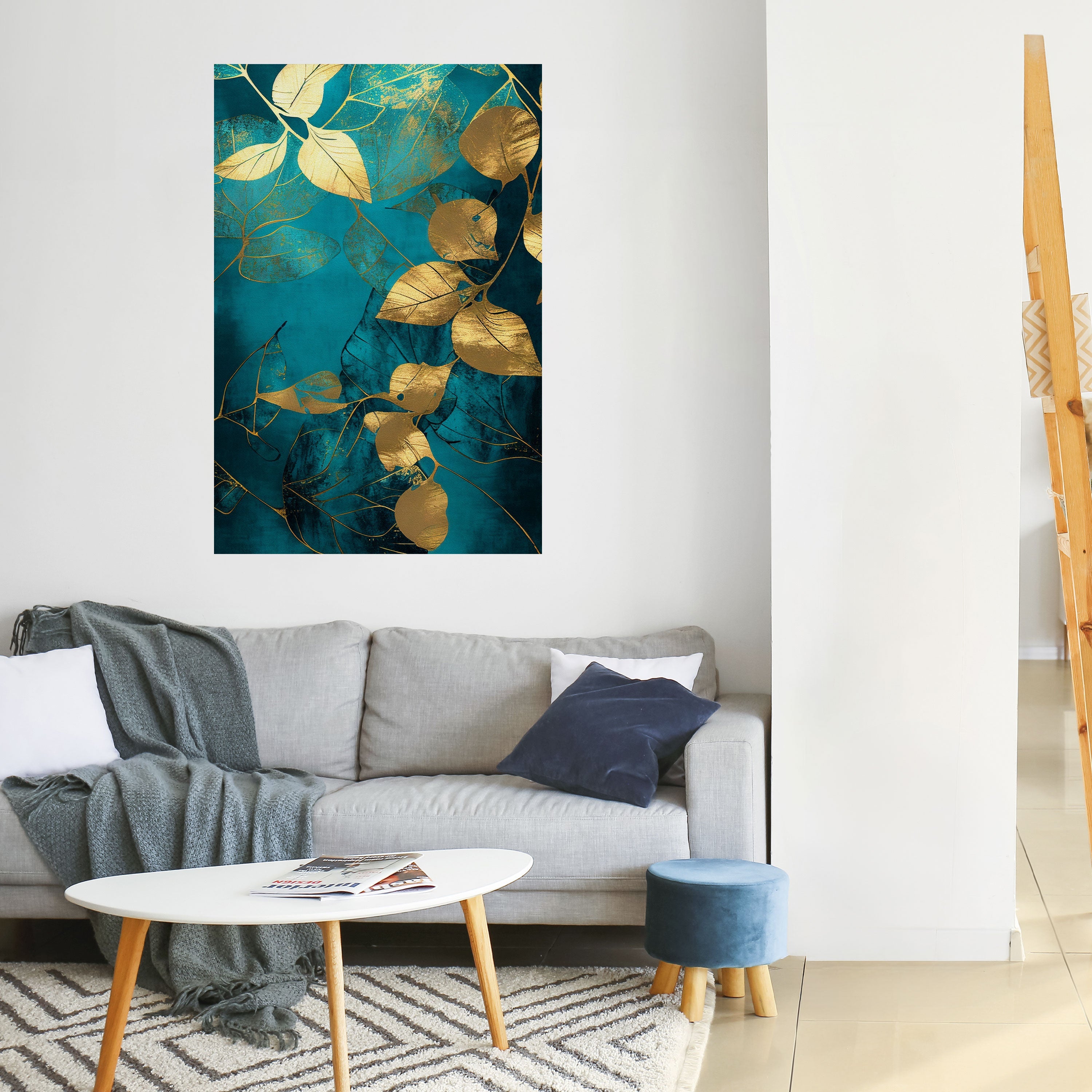 FOLIAGE FANTASIA Vertikales Poster zum Abziehen und Aufkleben