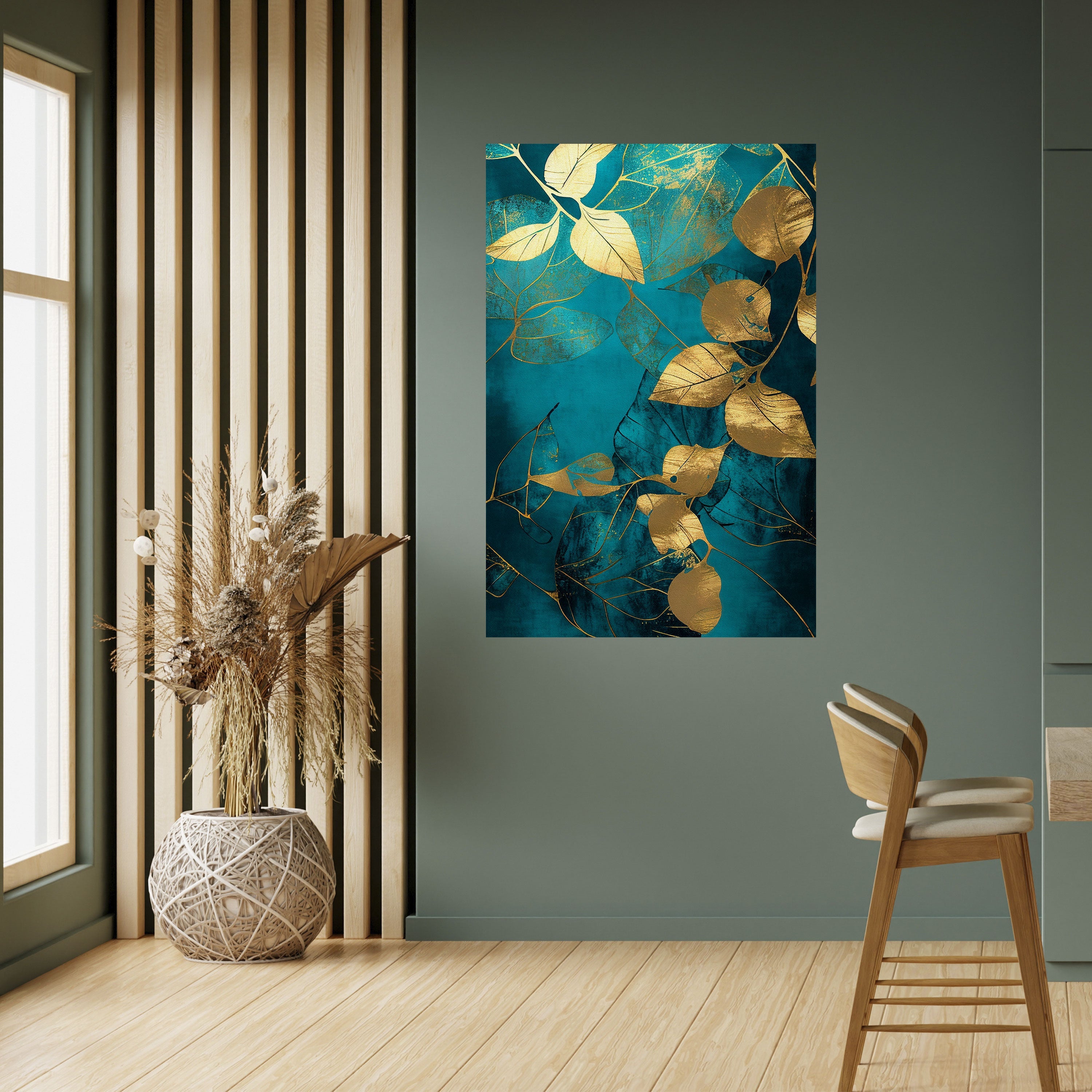 FOLIAGE FANTASIA Vertikales Poster zum Abziehen und Aufkleben