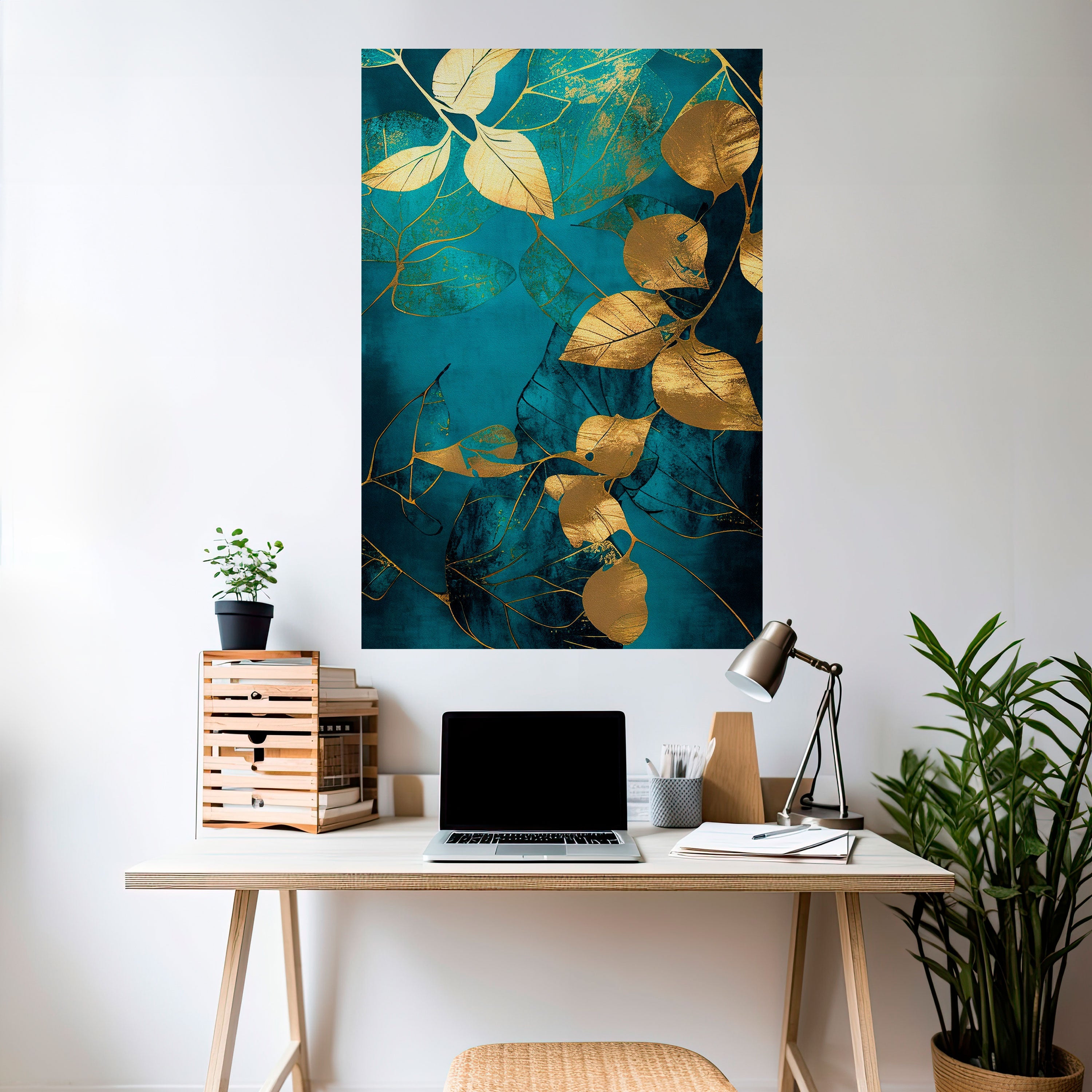 FOLIAGE FANTASIA Vertikales Poster zum Abziehen und Aufkleben