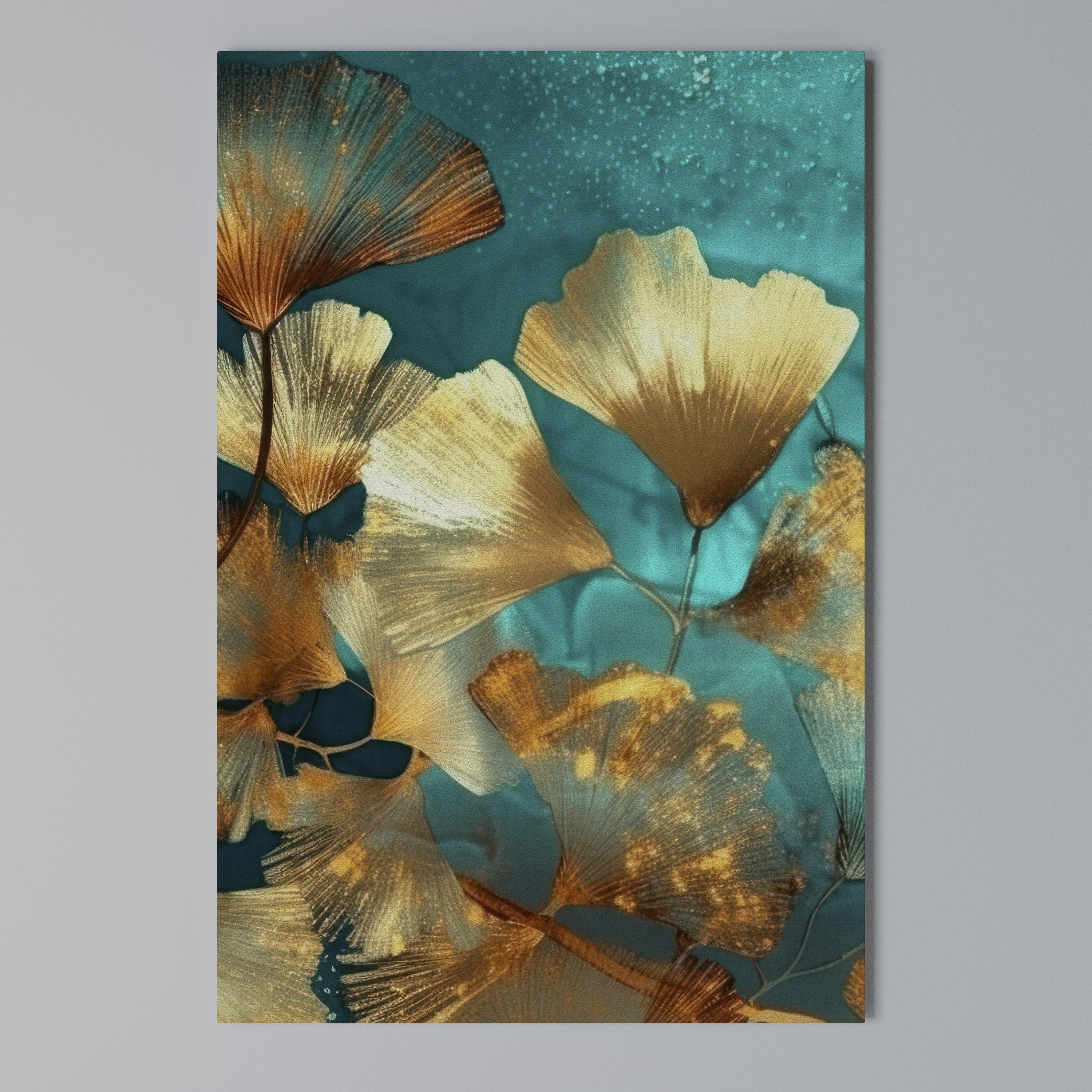 LUMINOUS FOLIAGE Vertical Canvas Print