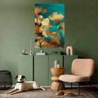 LUMINOUS FOLIAGE Selbstklebendes Poster - Hochformat