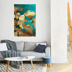 LUMINOUS FOLIAGE Selbstklebendes Poster - Hochformat