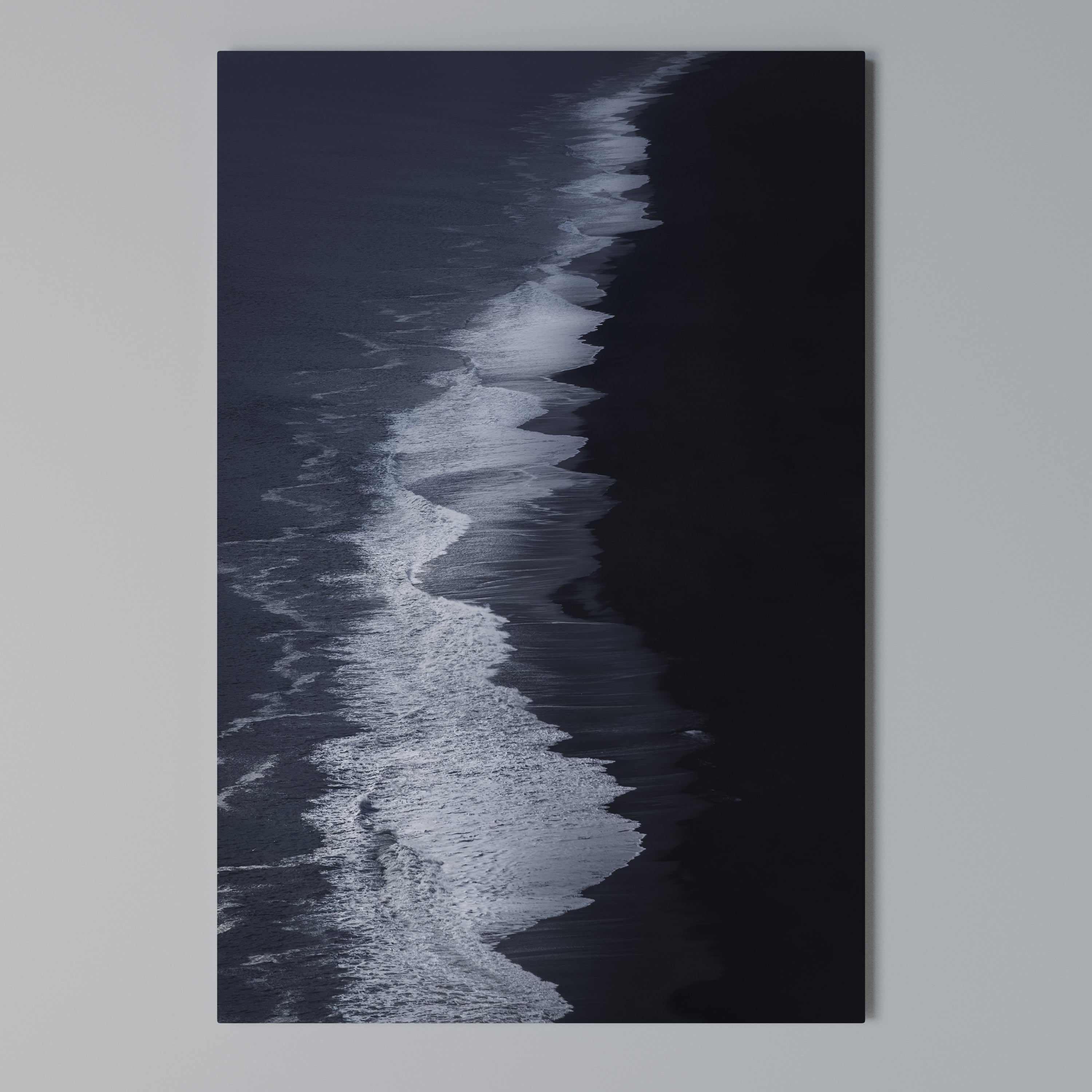 OCEAN'S WHISPER Vertical Canvas Print