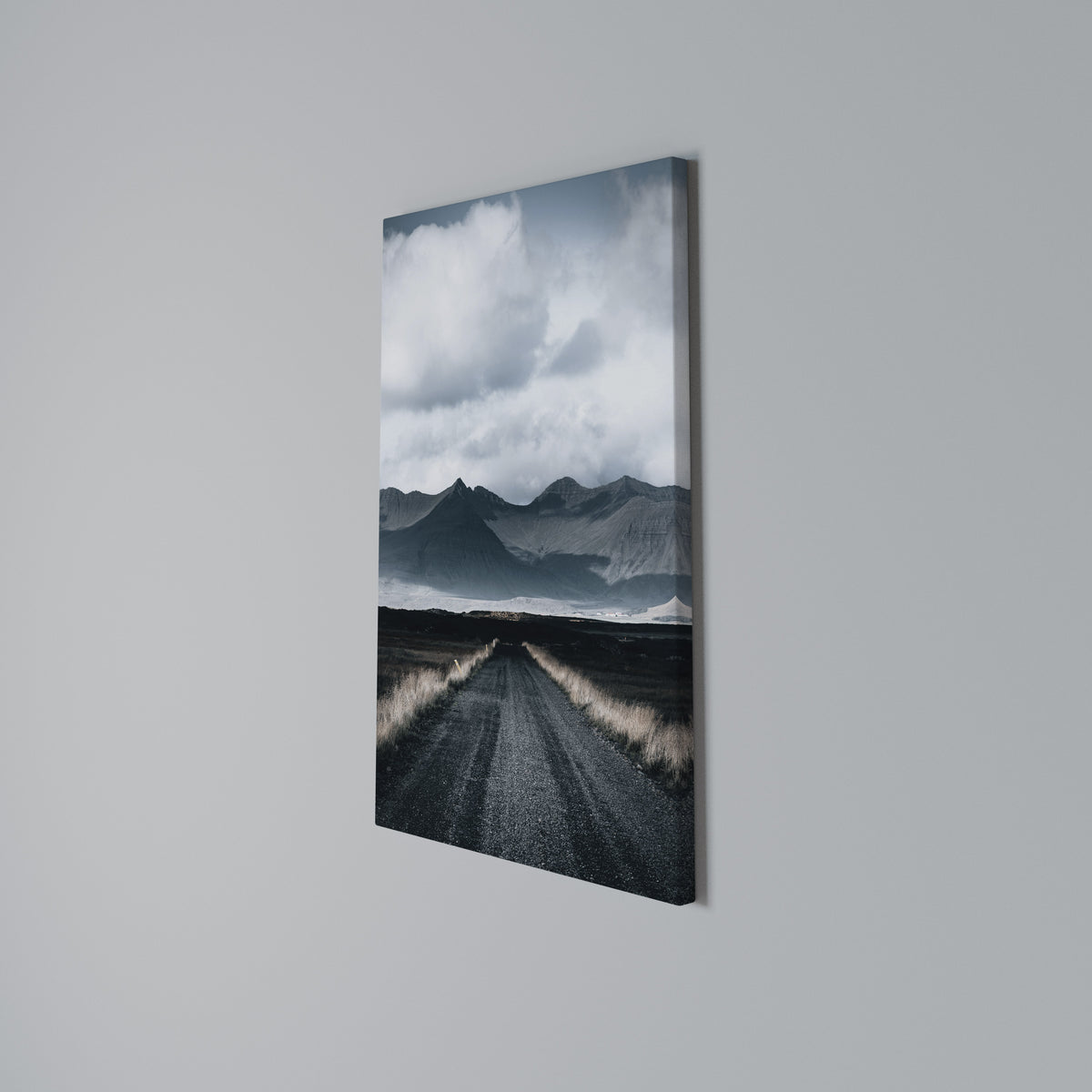 FOGBOUND HEIGHTS Vertical Canvas Print