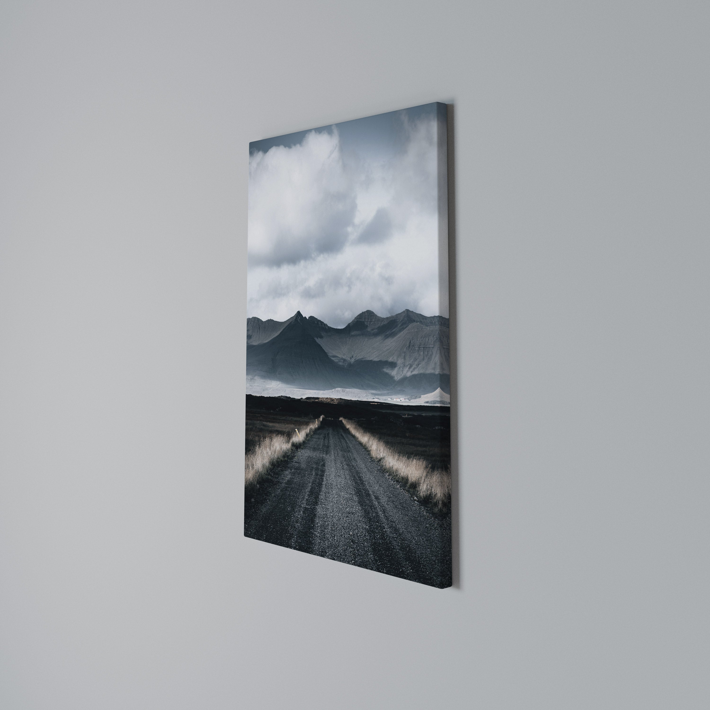 FOGBOUND HEIGHTS Vertical Canvas Print