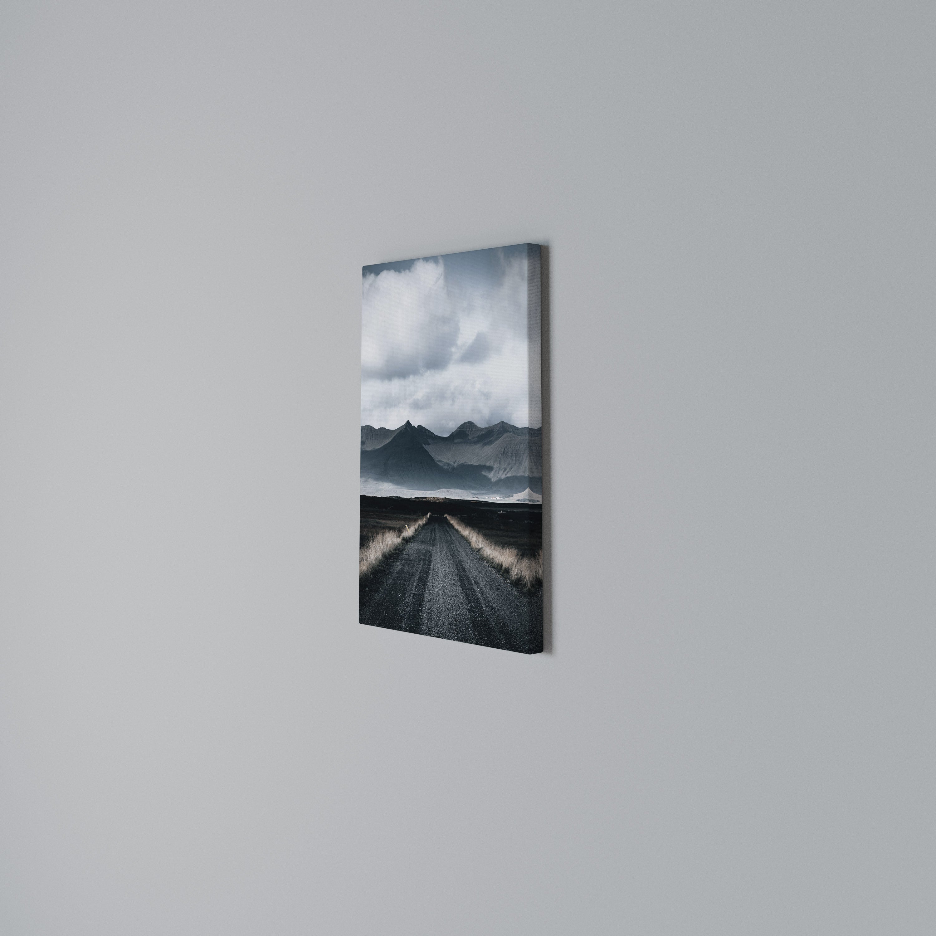 FOGBOUND HEIGHTS Vertical Canvas Print