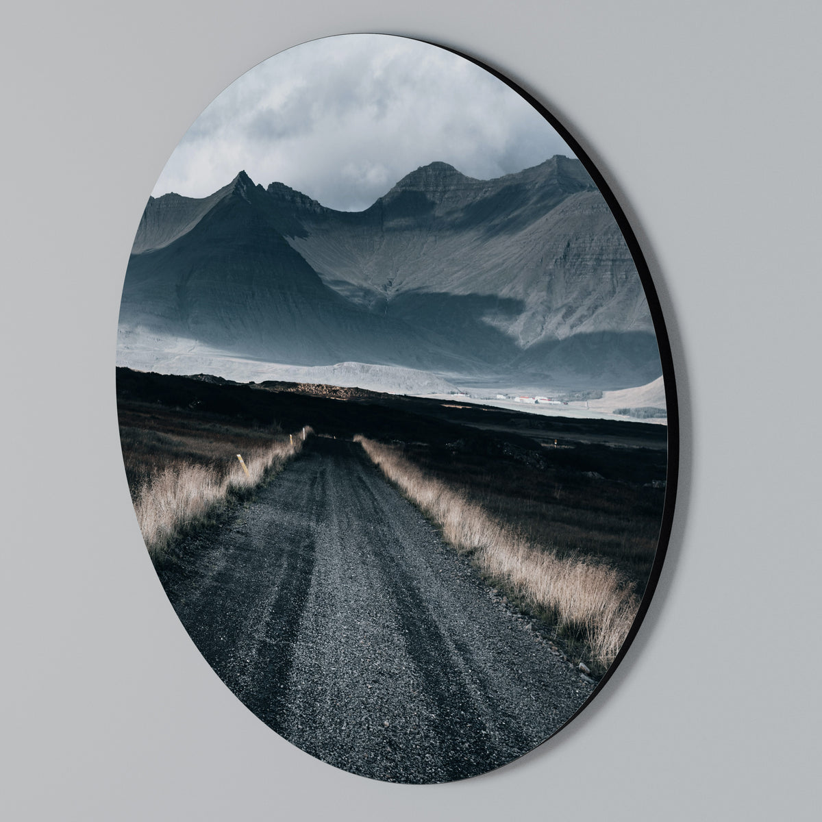 FOGBOUND HEIGHTS Round Wall Art