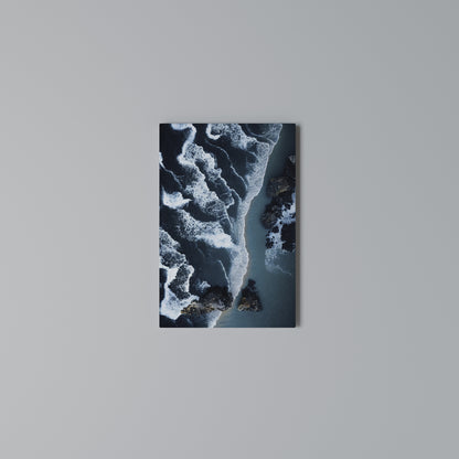 COSMIC COASTLINE Vertical Canvas Print