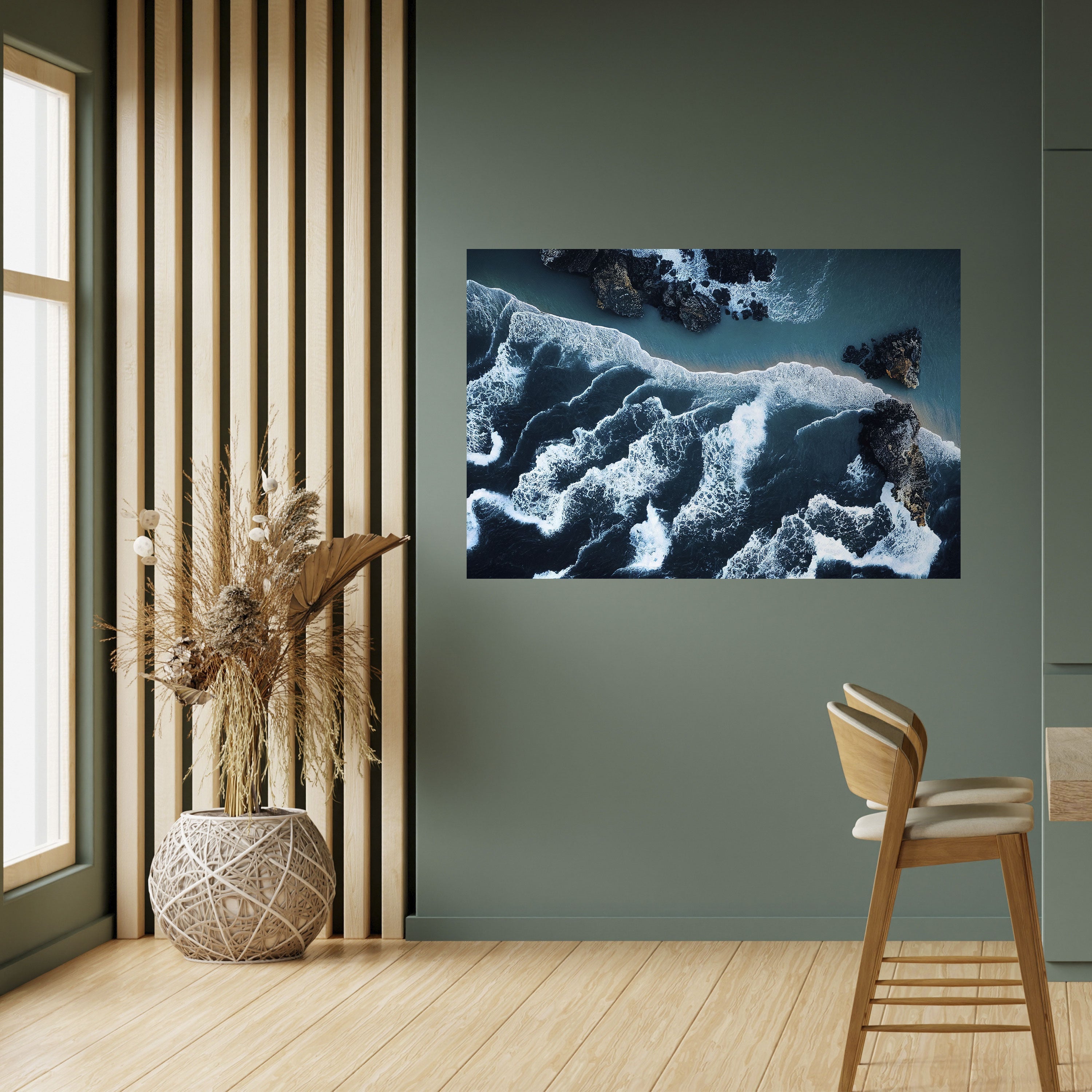 COSMIC COASTLINE Horizontales Poster zum Abziehen und Aufkleben