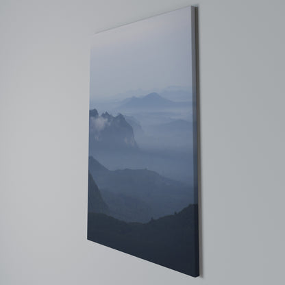 MISTY MOUNTAIN WHISPER Vertical Canvas Print