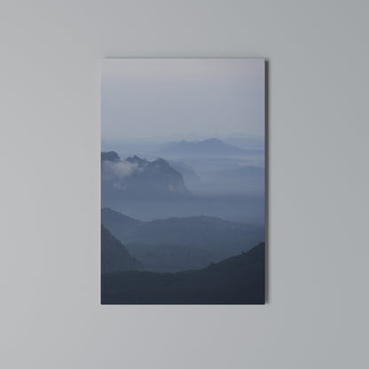 MISTY MOUNTAIN WHISPER Vertical Canvas Print