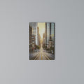 SUNSET CITYSCAPE SYMPHONY Vertical Canvas Print