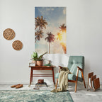 WHISPERING PALM LEAVES Selbstklebendes Poster - Hochformat