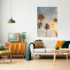 WHISPERING PALM LEAVES Selbstklebendes Poster - Hochformat