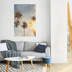 WHISPERING PALM LEAVES Selbstklebendes Poster - Hochformat