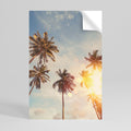 WHISPERING PALM LEAVES Selbstklebendes Poster - Hochformat