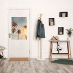 WHISPERING PALM LEAVES Selbstklebendes Poster - Hochformat