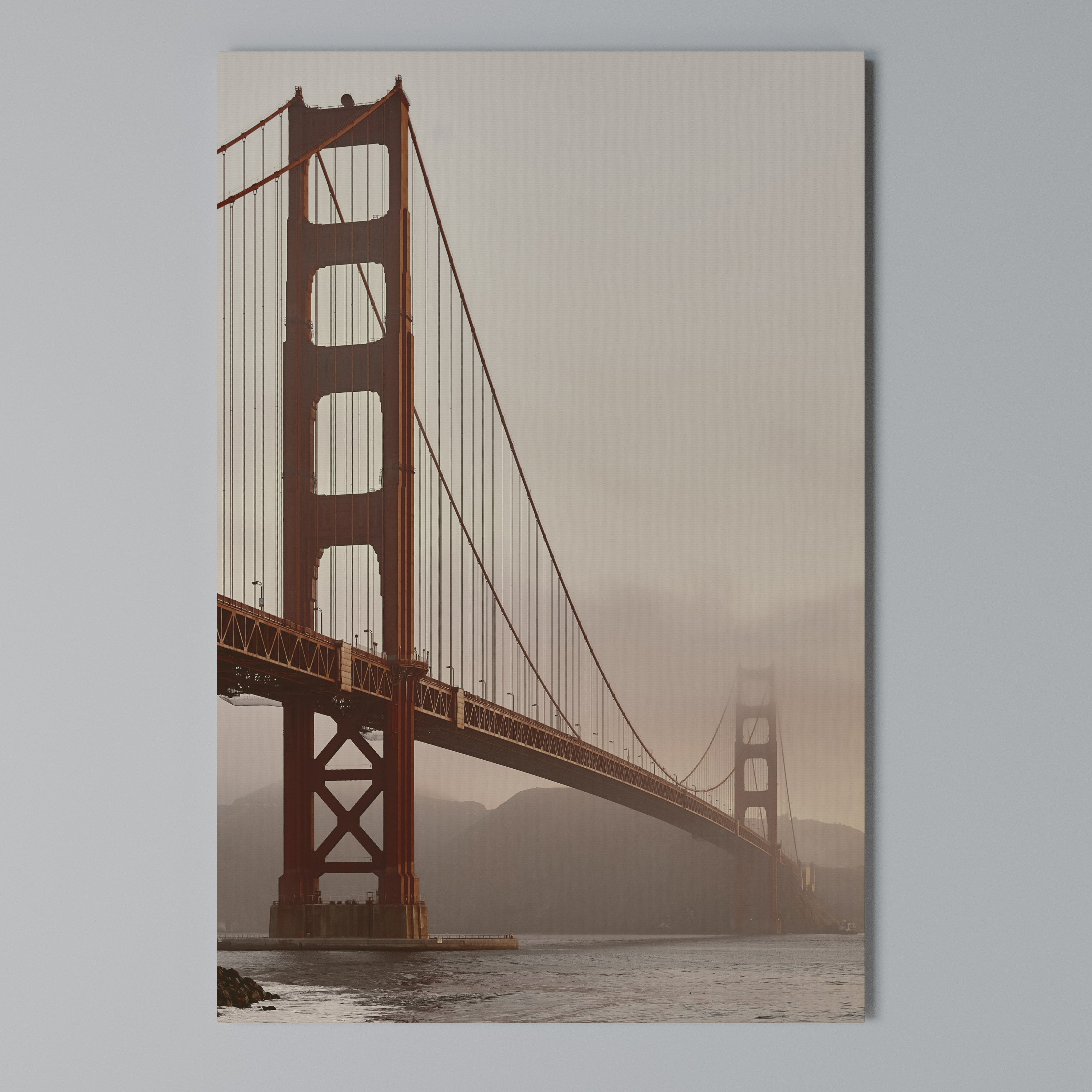 BRIDGE OF DREAMS Vertical Canvas Print